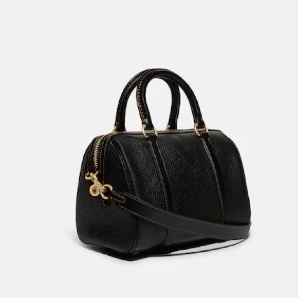 Coach Ruby 25 Pebble Leather Satchel - Picture 2 of 14